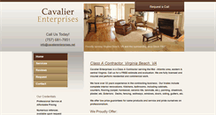 Desktop Screenshot of cavalierenterprises.net